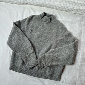 & Other Stories Gray Turtleneck Sweater